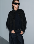 Macee Fringe Cape