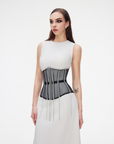 Cape with rhinestones fringe