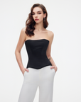 Satin corset