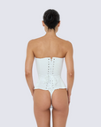 White Satin corset