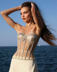 Secret form bra with rhinestones