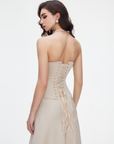Satin corset