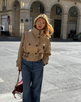 Bershka Cropped Trench Coat