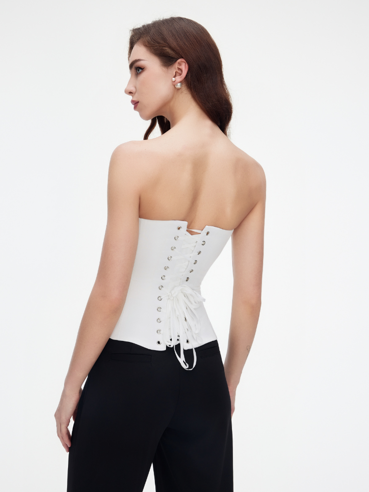 Corset en satin