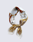 Marguerite silk scarf
