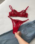 Evie Fiery Lingerie Set