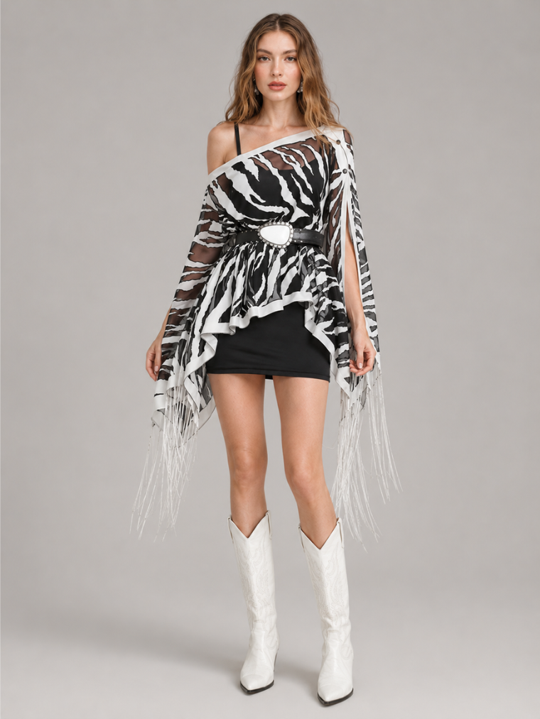 Zebra Scarf – Perfect Corset NY Clothing