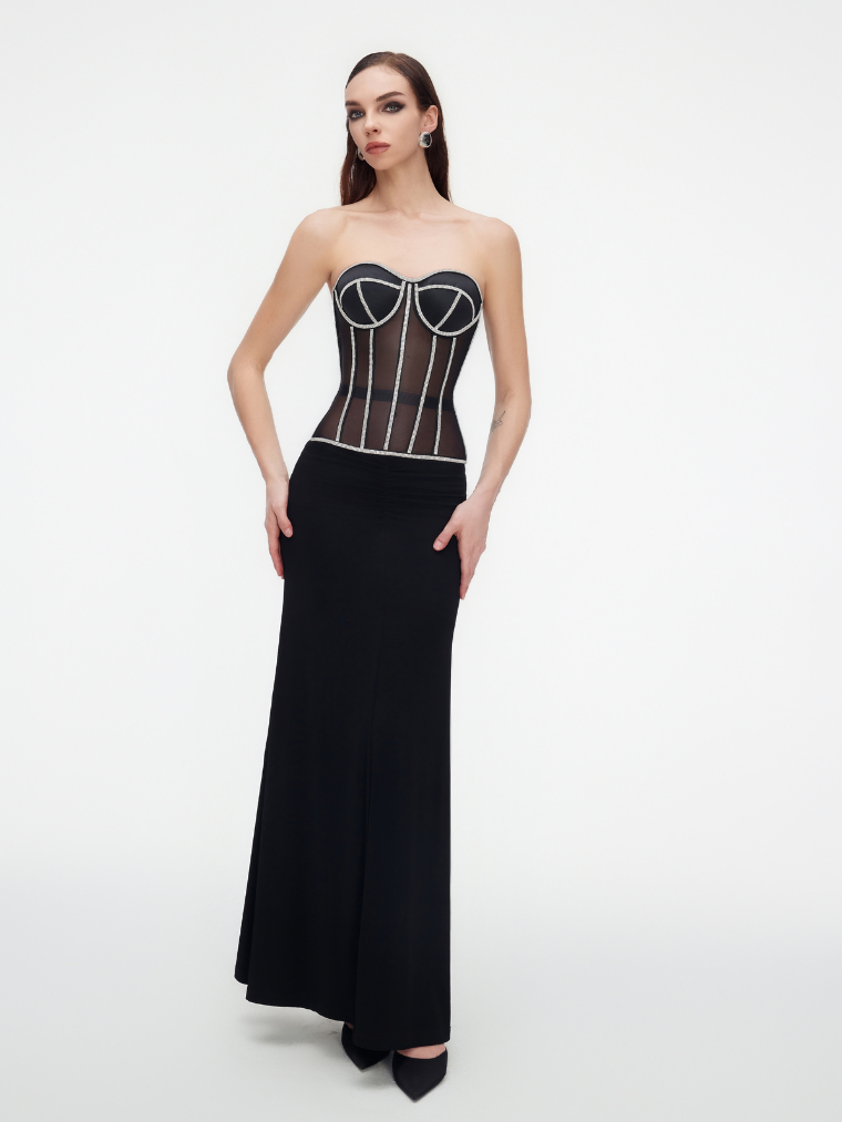 Secret form bra with rhinestones – Perfect Corset NY Clothing