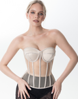 Secret form bra with rhinestones