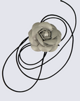 Collier rose en PU