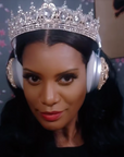 Silver Crown Headphones