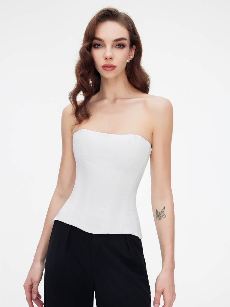 Corset en satin