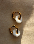 Stone earrings