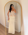 Nour Pearl Lace Corset