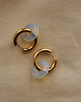 Stone earrings