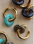 Stone earrings