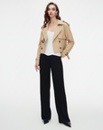 Athena Cropped Trench Coat