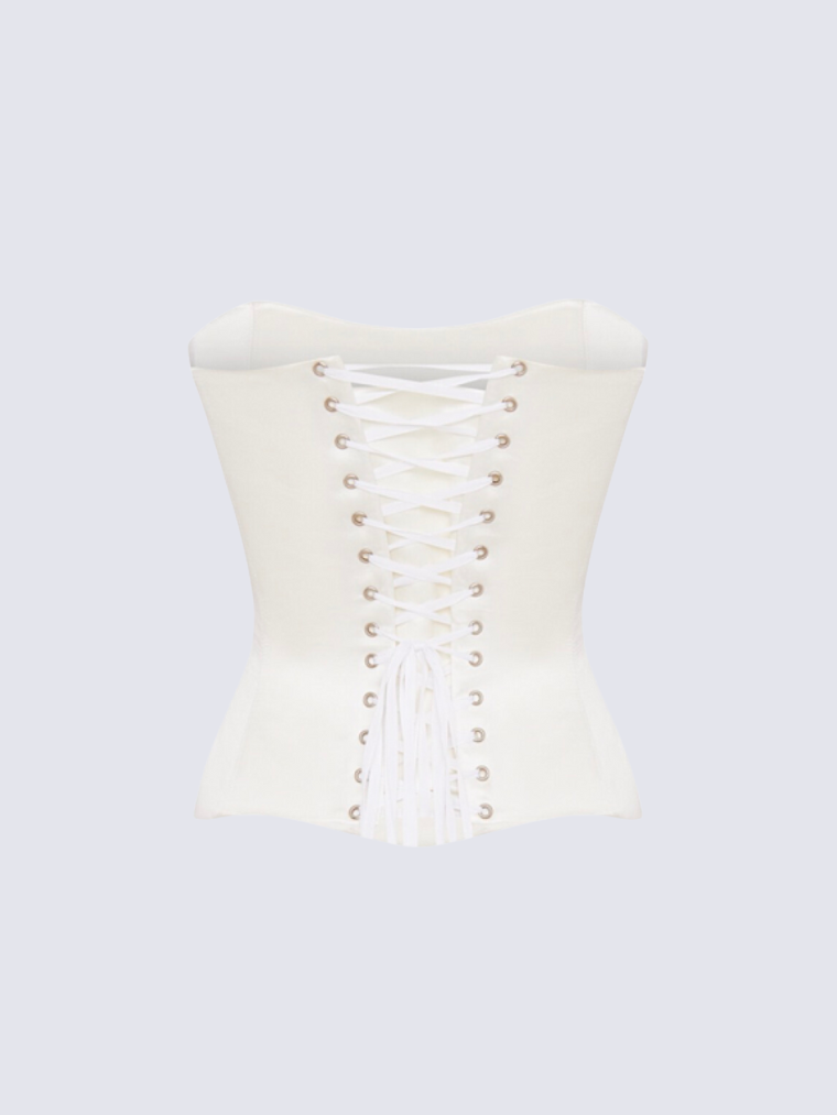 Corset en satin
