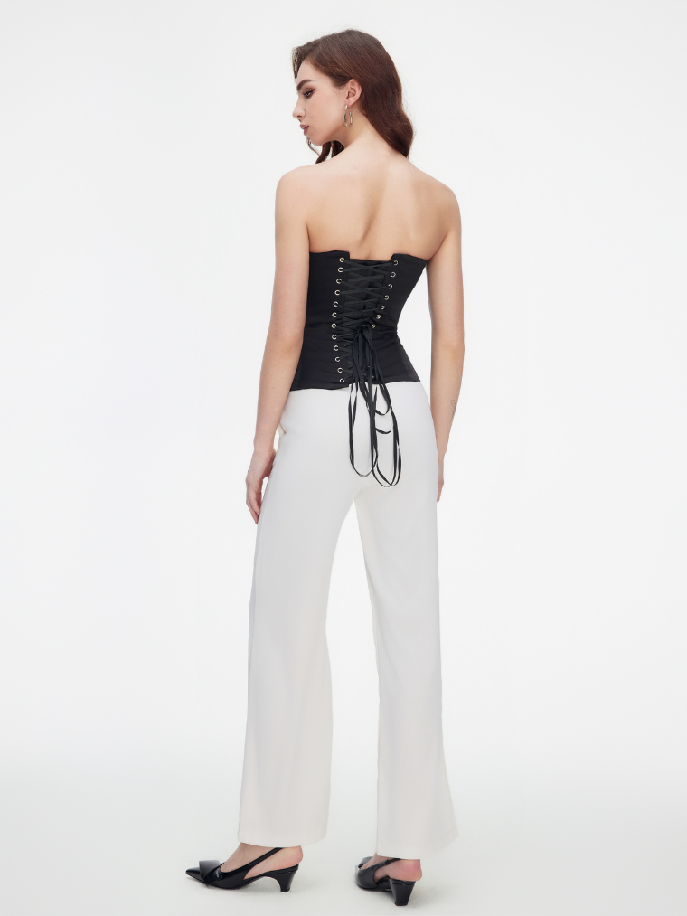 Satin corset