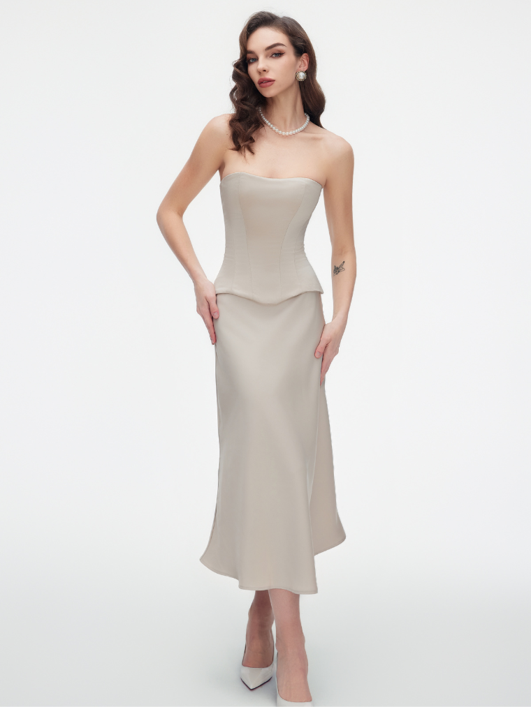 Corset en satin