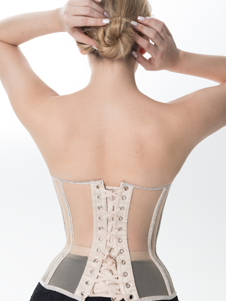 Secret form bra with rhinestones