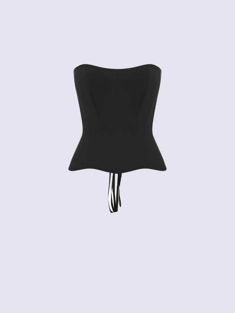 Corset en satin
