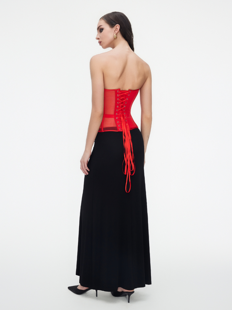 Temptation rhinestones red