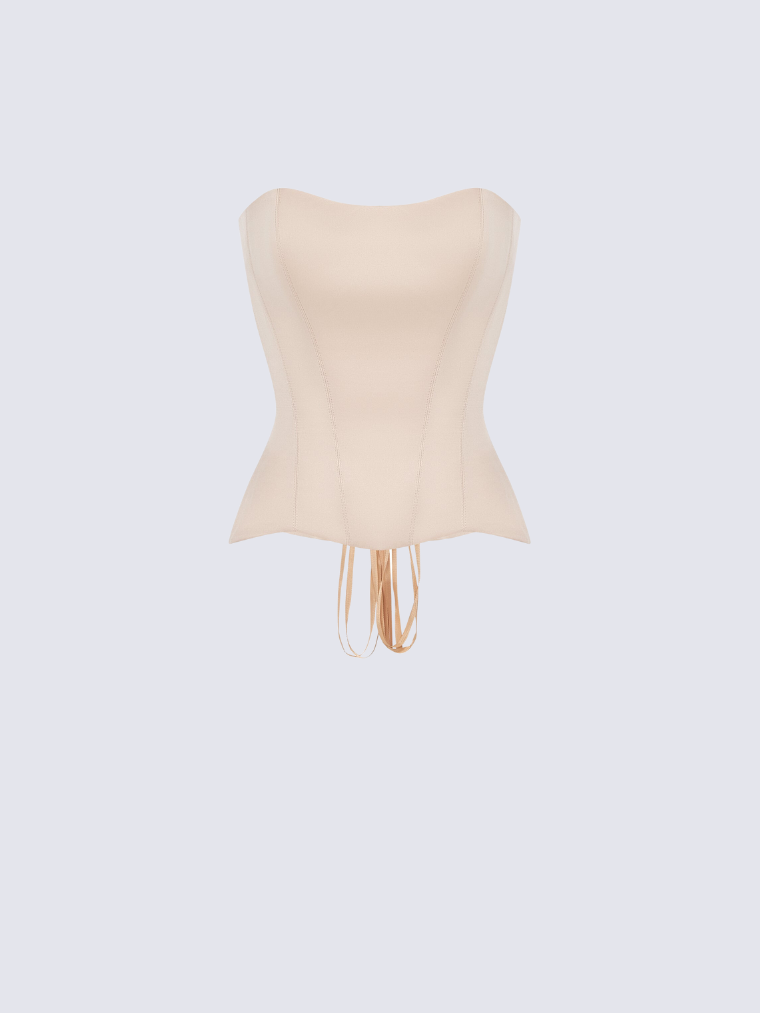 Corset en satin