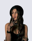 Elegant mesh sleeves
