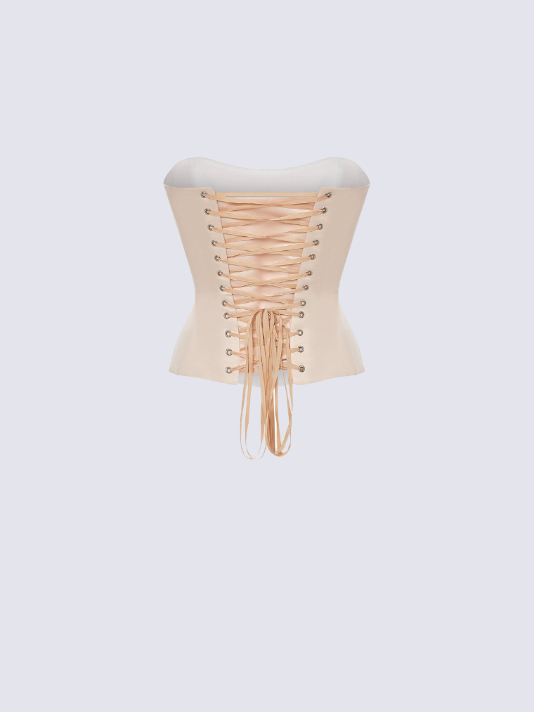Corset en satin