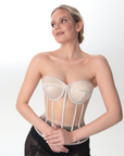 Secret form bra with rhinestones