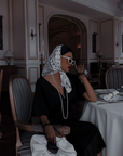 Marguerite silk scarf