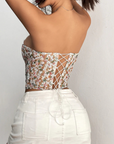 Luna Vintage Floral Corset