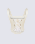 White Sia corset