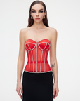 Secret form bra with rhinestones