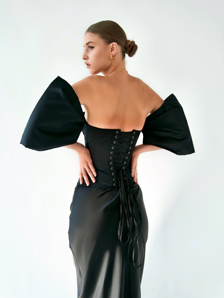 Libra corset black