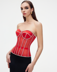 Secret form bra with rhinestones