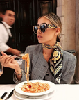 Marguerite silk scarf