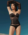 Elegant mesh sleeves