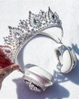 Silver Crown Headphones