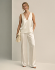 Celeste Satin Top
