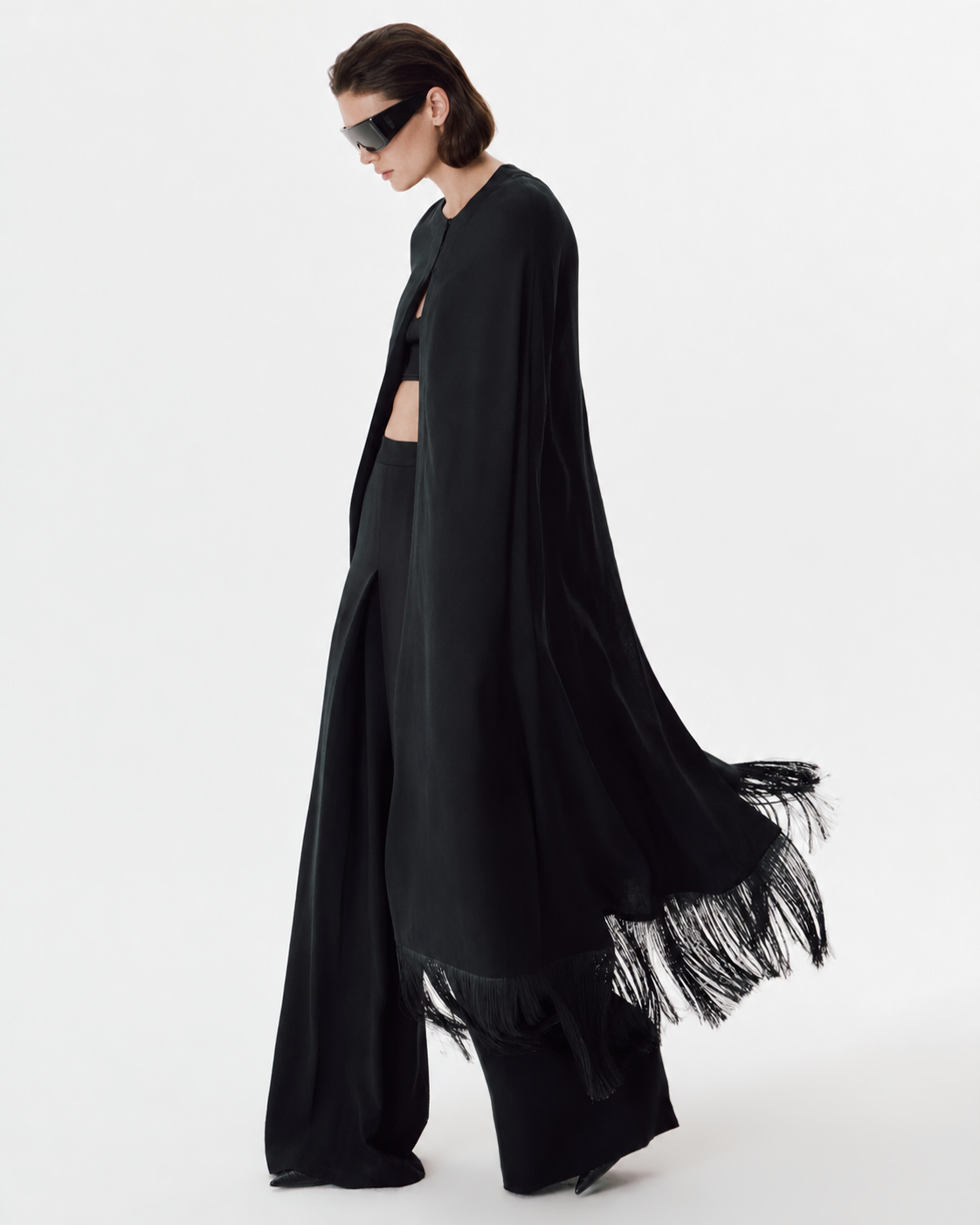 Lilith Fringe Cape