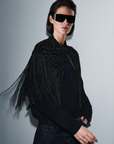 Macee Fringe Cape