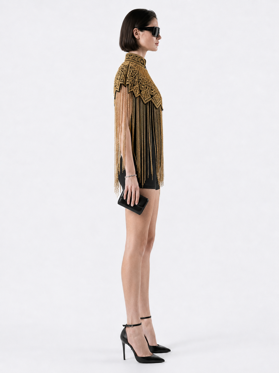 Keira Fringe Cape