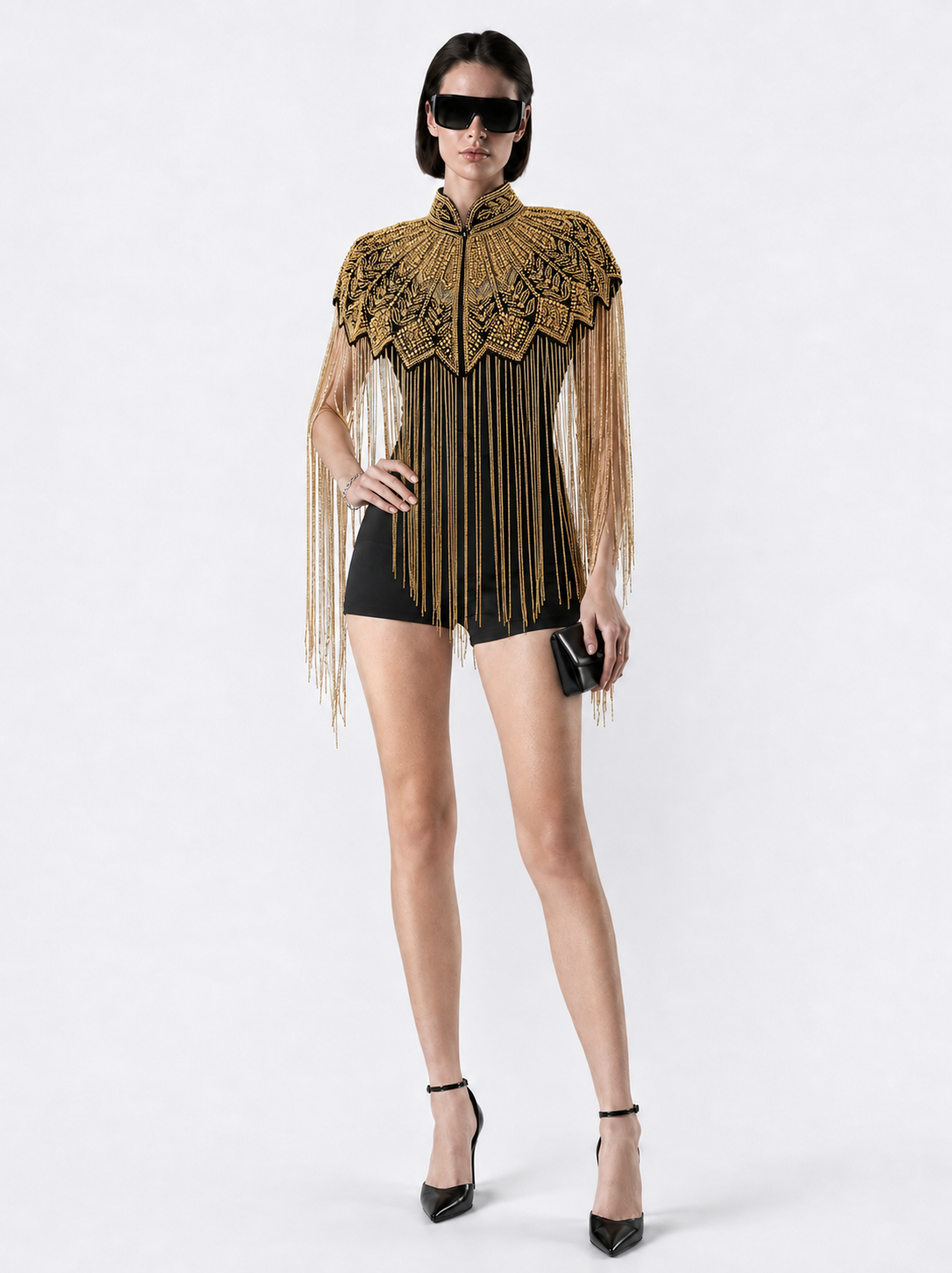 Keira Fringe Cape