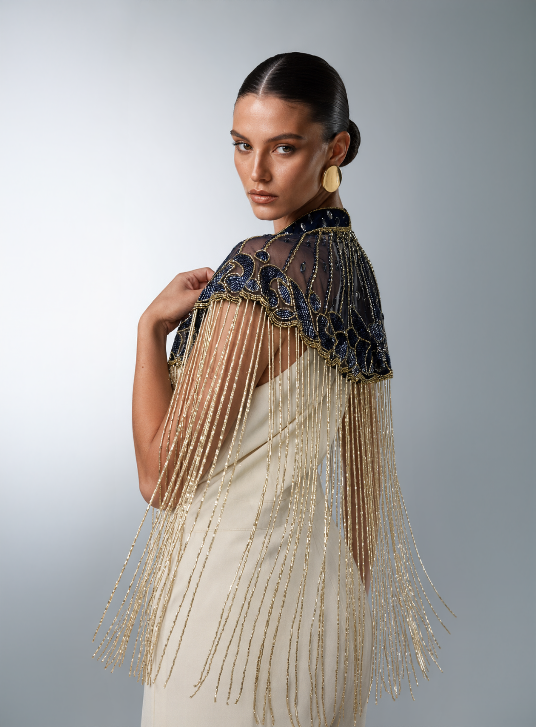 Keira Fringe Cape