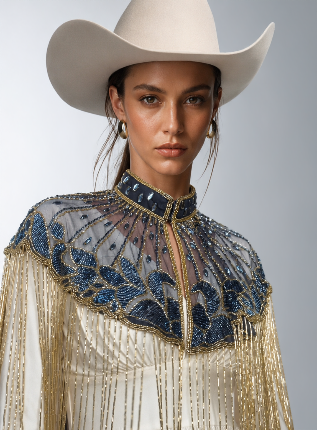 Keira Fringe Cape