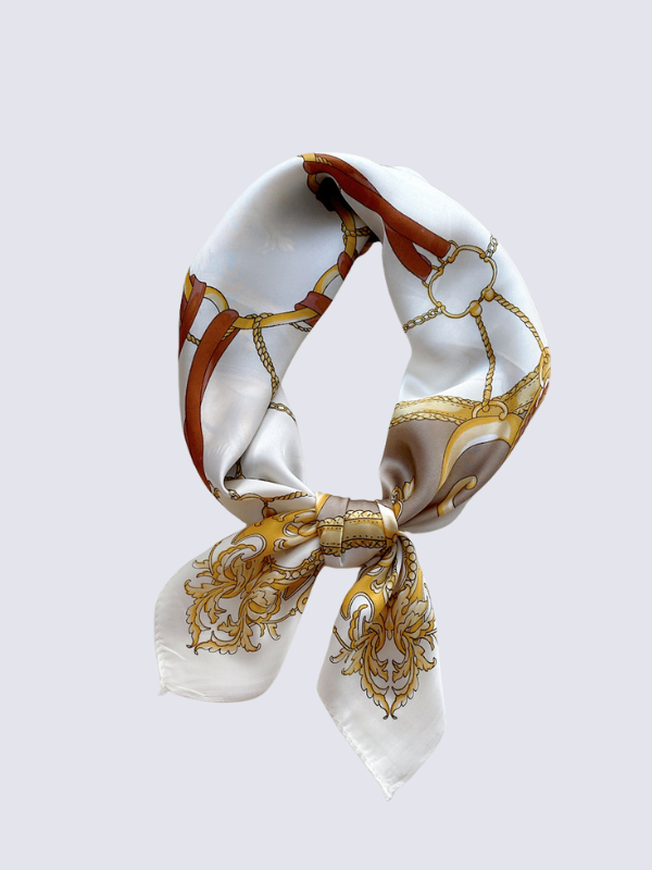 Marguerite silk scarf
