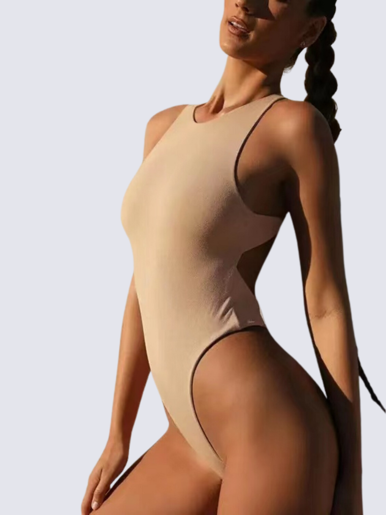 Cutout back bodysuit