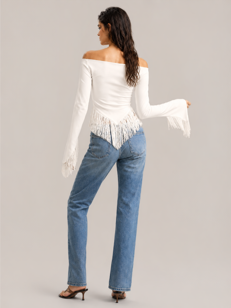 Cleo Fringe Top